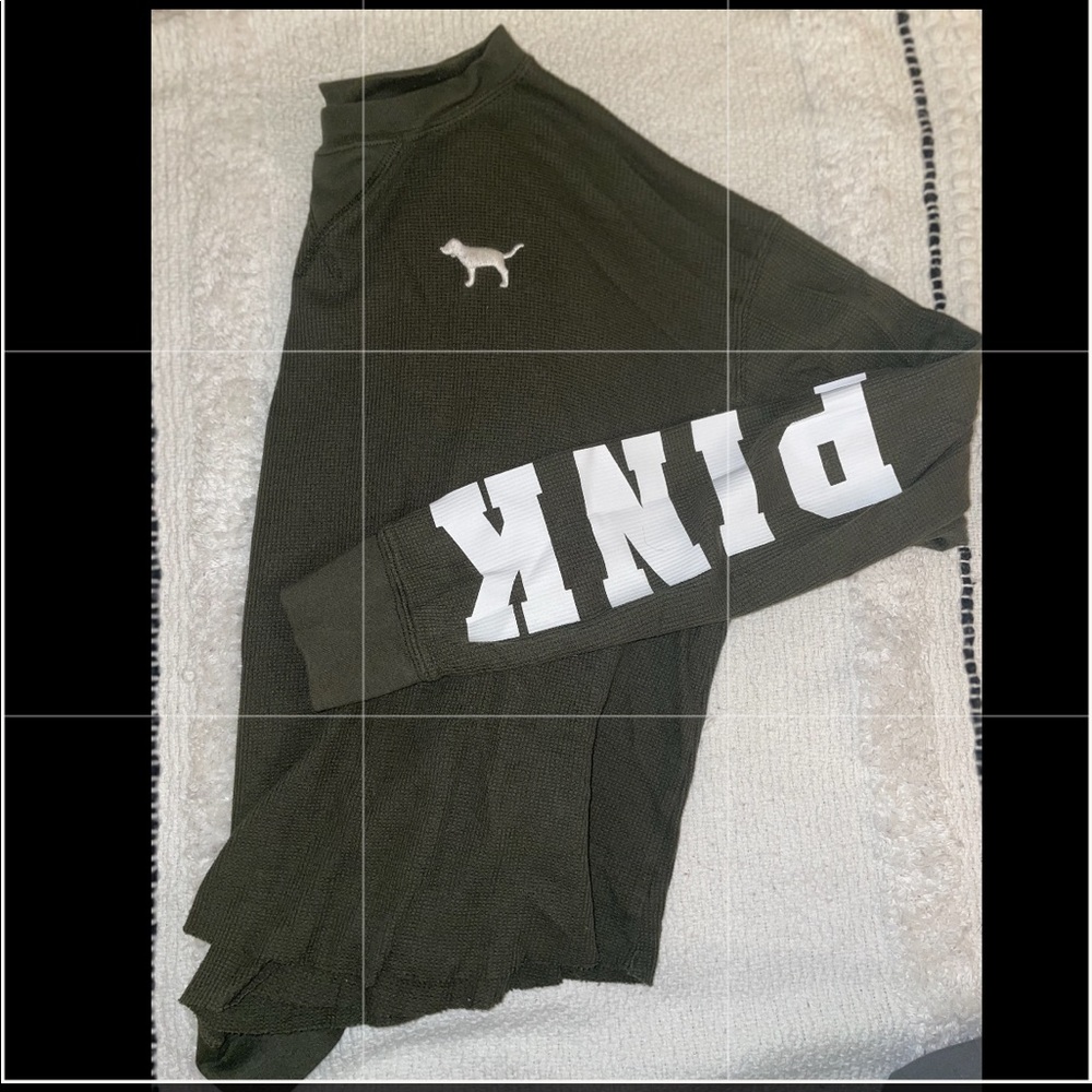 PINK green long sleeve